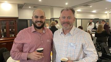 PRD licensee Mark Sleiman with SV Partners' Daniel Quinn. Picture by Jonathan Hawes