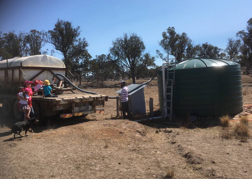 NSW Farmers' president James Jackson is carting water for household use for the first time in 30 years. Photo: James Jackson