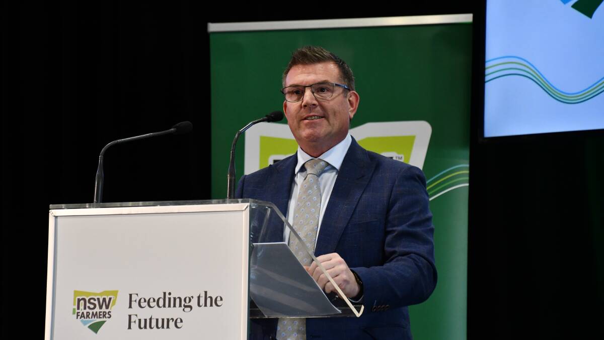 NSW Nationals Leader Dugald Saunders has vowed to make the Department of Primary Industries its own separate business unit again if the Coalition is re-elected in 2027. Picture by Denis Howard. 