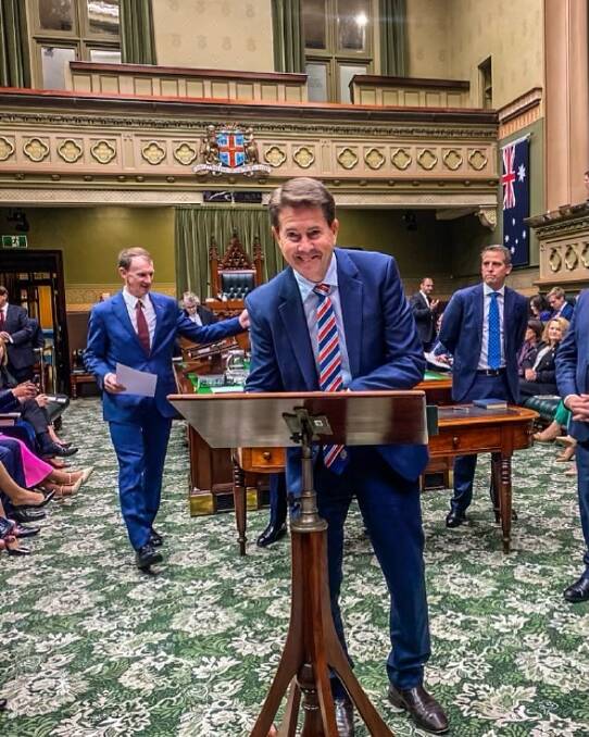 Tamworth MP Kevin Anderson was sworn in to state parliament on Tuesday. Picture supplied