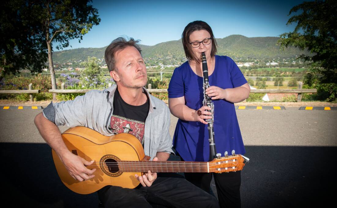 Damian Wright and Maryanne Piper will perform at Music on the Hill. Picture by Peter Hardin
