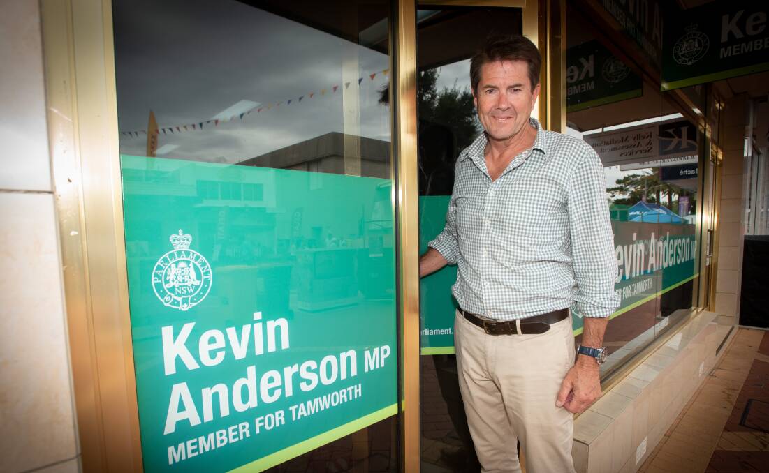 Tamworth MP Kevin Anderson is eyeing off his fourth term in the upcoming state election. Picture by Peter Hardin
