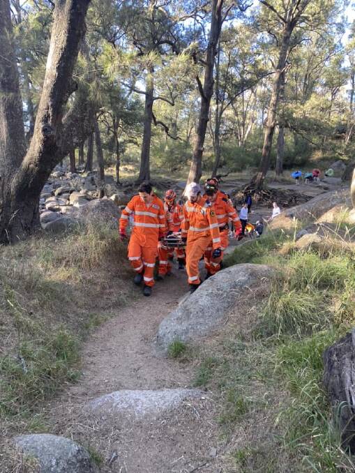 Crews free injured boy from gorge after rock hopping accident