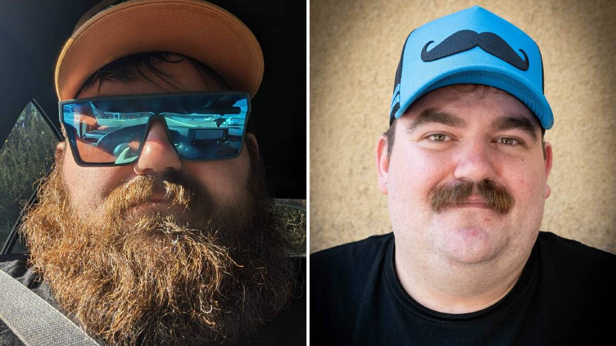 Sean Shipley has been participating in 'Movember' for the last seven years. Pictures supplied, and by Peter Hardin