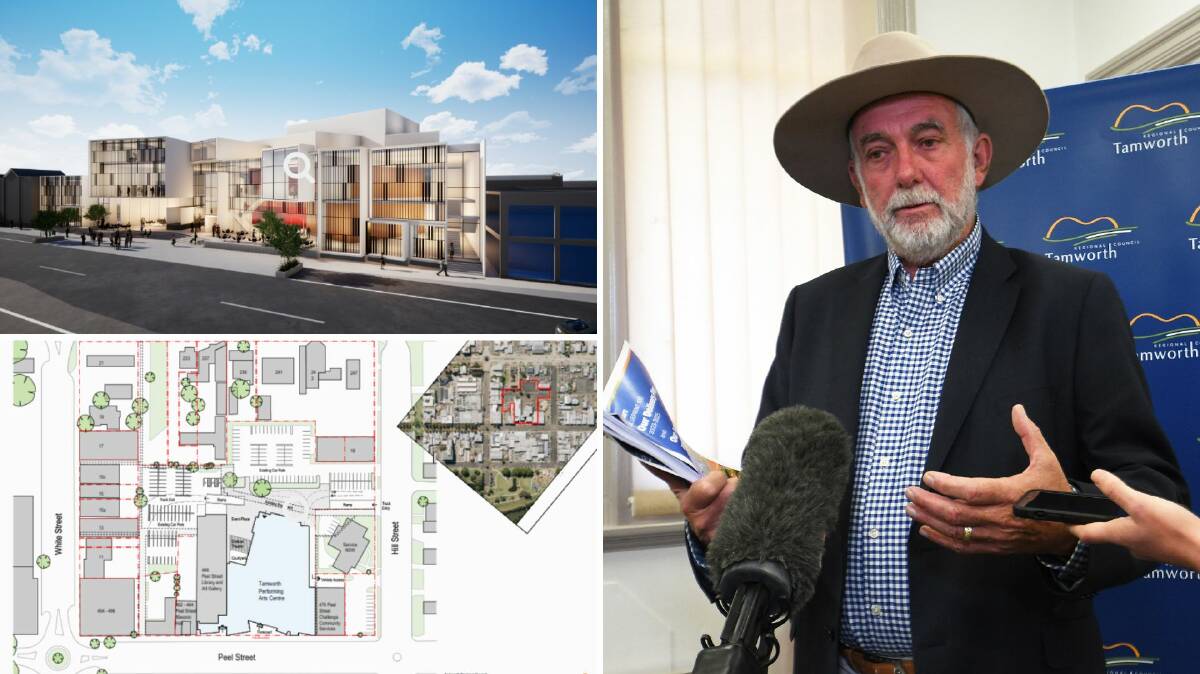 Tamworth Regional Council mayor Russell Webb said "hard financial decisions" will have to be made about what the organisation can deliver. Pictures by TRC and Gareth Gardner