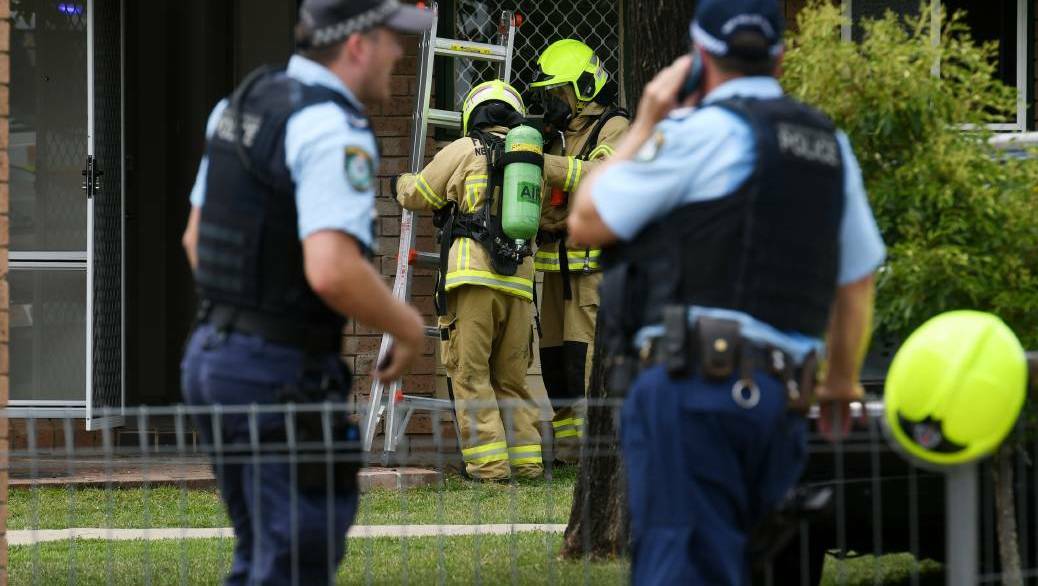 Jonny Flor, Molly Lee and Taylor Jordan Jarrett are accused of lighting the fire at a house on Cossa Street, West Tamworth. Picture file
