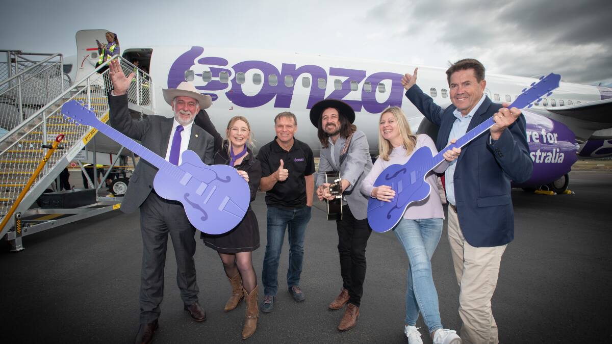 Bonza first launched the budget flights in Tamworth in May. Picture by Peter Hardin