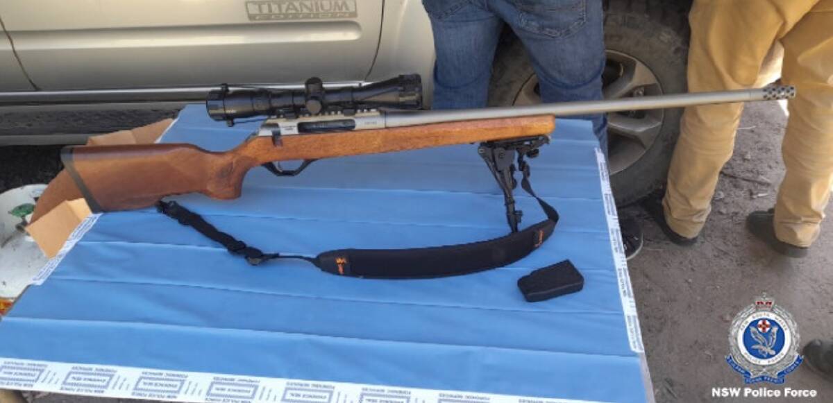 Police seized 11 firearms during the three-day operation in Tamworth. Picture by NSW Police Force