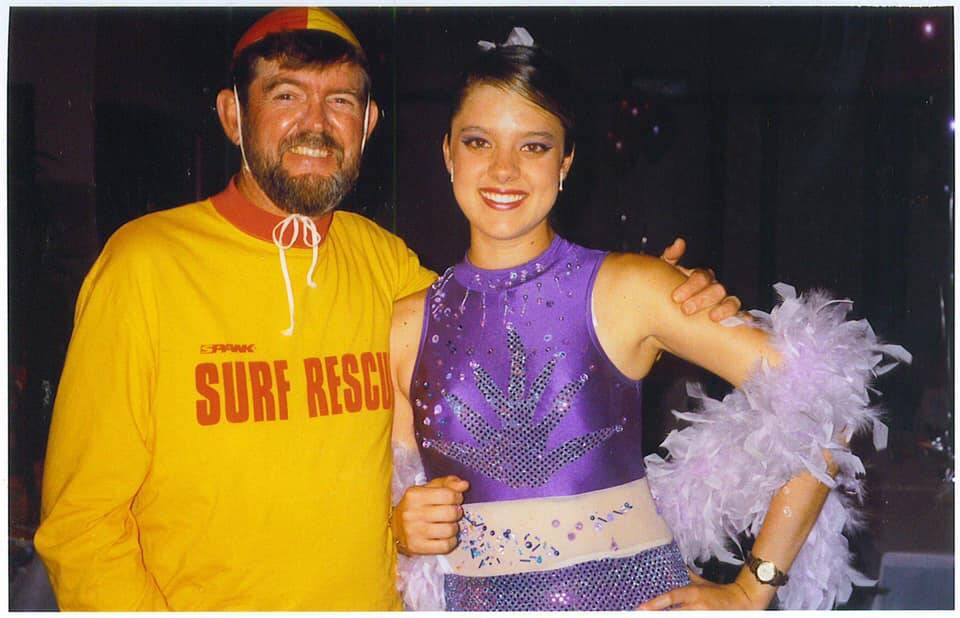 Brian Lawrence, pictured with Amber Lawrence, passed away in 2009. Picture supplied