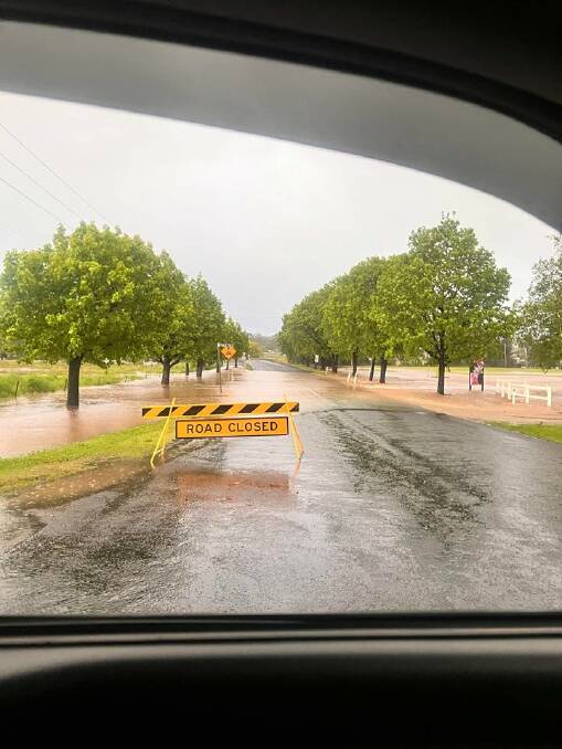 Roads were closed early on Tuesday morning after overnight flooding. Pictures by Christine Lockrey and Matt Hutchins. 