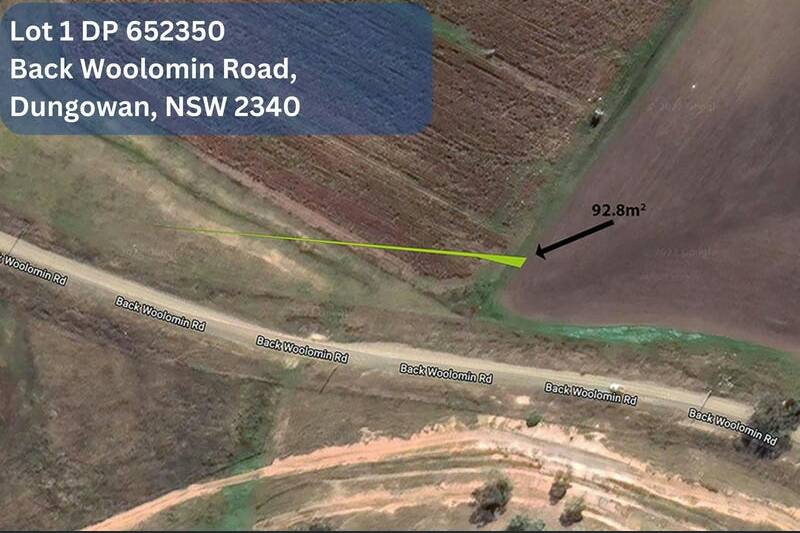 A parcel of land in a paddock in Dundowan will be auctioned on March 1 for unpaid rates and charges. Picture from realestate.com