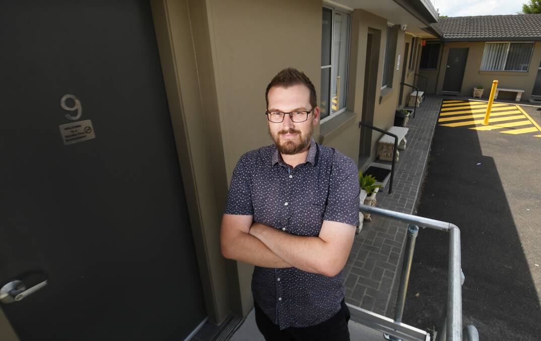 Homes North senior housing manager Nicholas Grimes is confident in the one-of-a-kind motel. Picture by Gareth Gardner