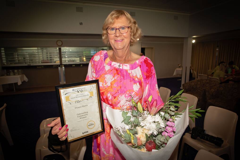 Tamworth Pride president Dianne Harris was named Outstanding Community Woman of the Year. Picture by Peter Hardin