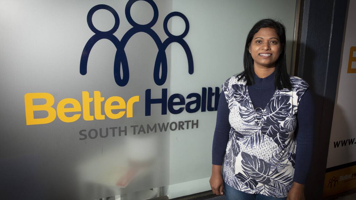 HEALTH HUNT: Better Health South Tamworth was able to secure GP Devika Kumari thanks to a grant to address shortages. Photo: Peter Hardin