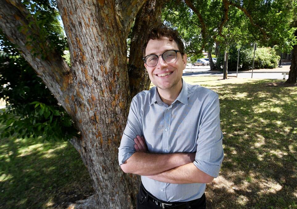 Greens candidate Ryan Brooke will go head to head with incumbent Nationals MP Kevin Anderson for the seat of Tamworth. Picture by Gareth Gardner