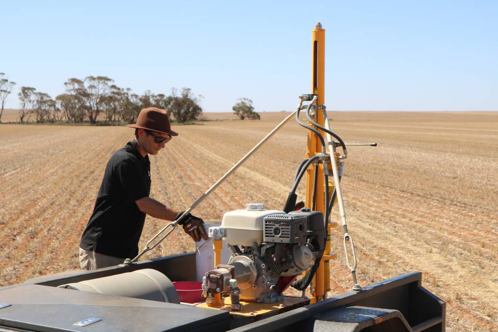 Sampling in Swan Hill. Picture supplied