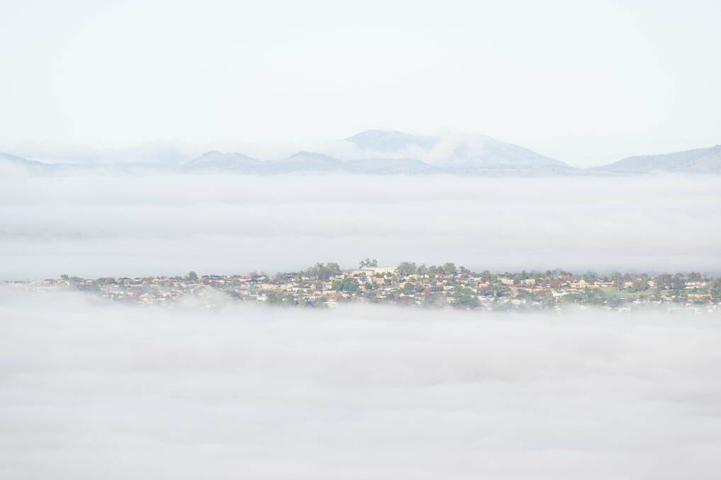 Tamworth was covered in a patchy thick fog on Wednesday morning, June 14. Pictures by Peter Hardin and Gareth Gardner