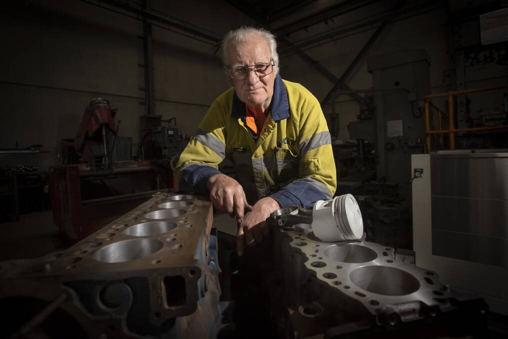 During Kelvin Scott's 30 years of service to engine reconditioning company Retorque, the materials have changed the most. Picture by Peter Hardin