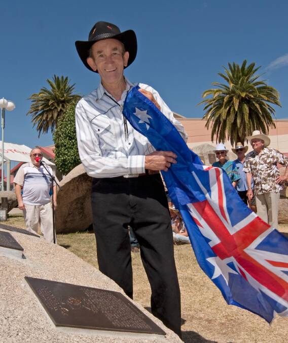 Slim Newton was inducted into the Roll of Renown in Tamworth in January 2009. Picture supplied by Lou Farina