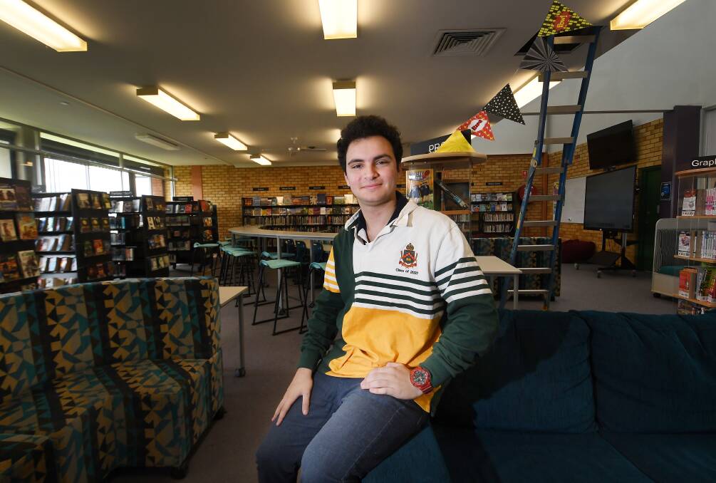 David Nassim in the Farrer Agricultural School library. Picture by Gareth Gardner