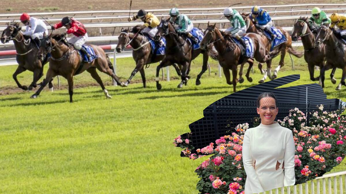 Holly Goodman, insert, will be among three judges determining the winners of Fashions on the Field at Tamworth Jockey Club on Melbourne Cup day. Pictures supplied.