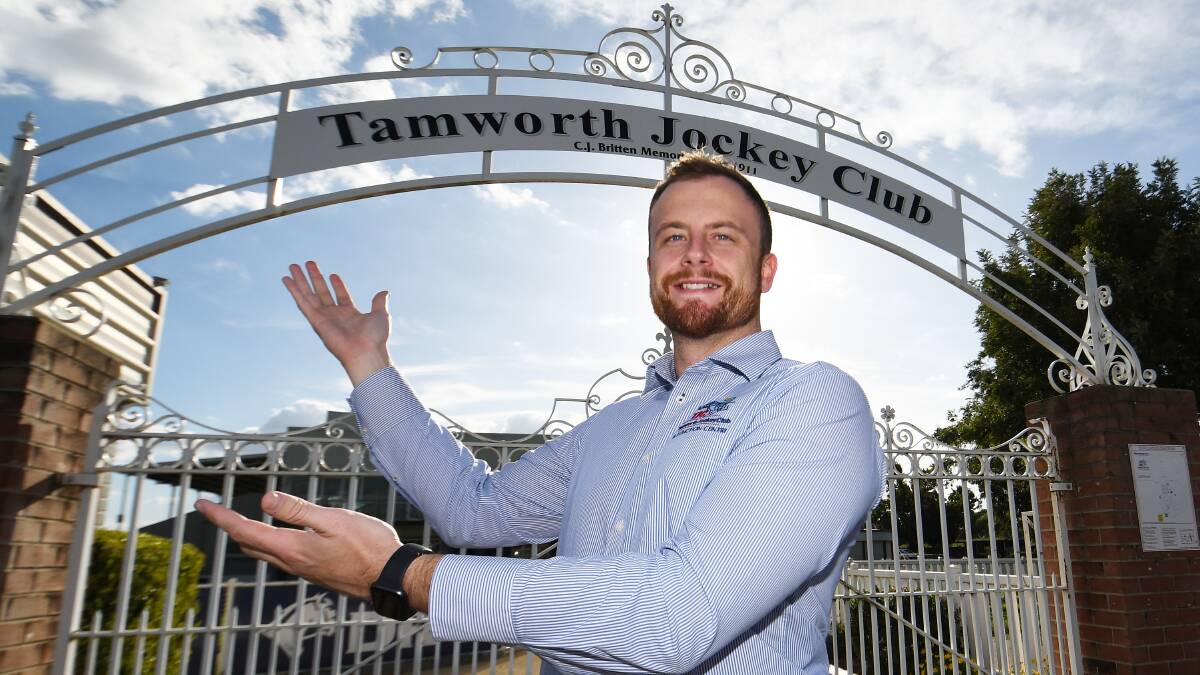 Tamworth Jockey Club general manager Jack Penfold welcomes all to enjoy a day at the races on April 21. Picture by Gareth Gardner.