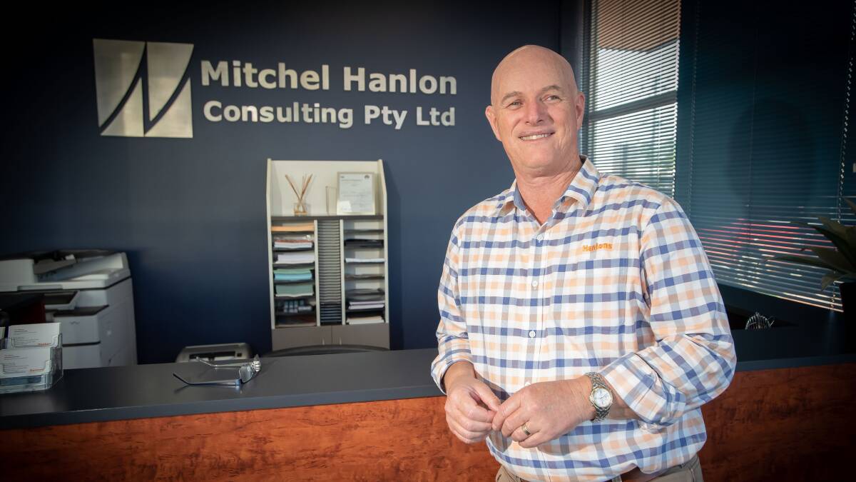 Founder of Hanlon Consulting Mitch Hanlon said his company is about to merge with Brown and Krippner, with the deal being finalised on March 28. Picture Peter Hardin
