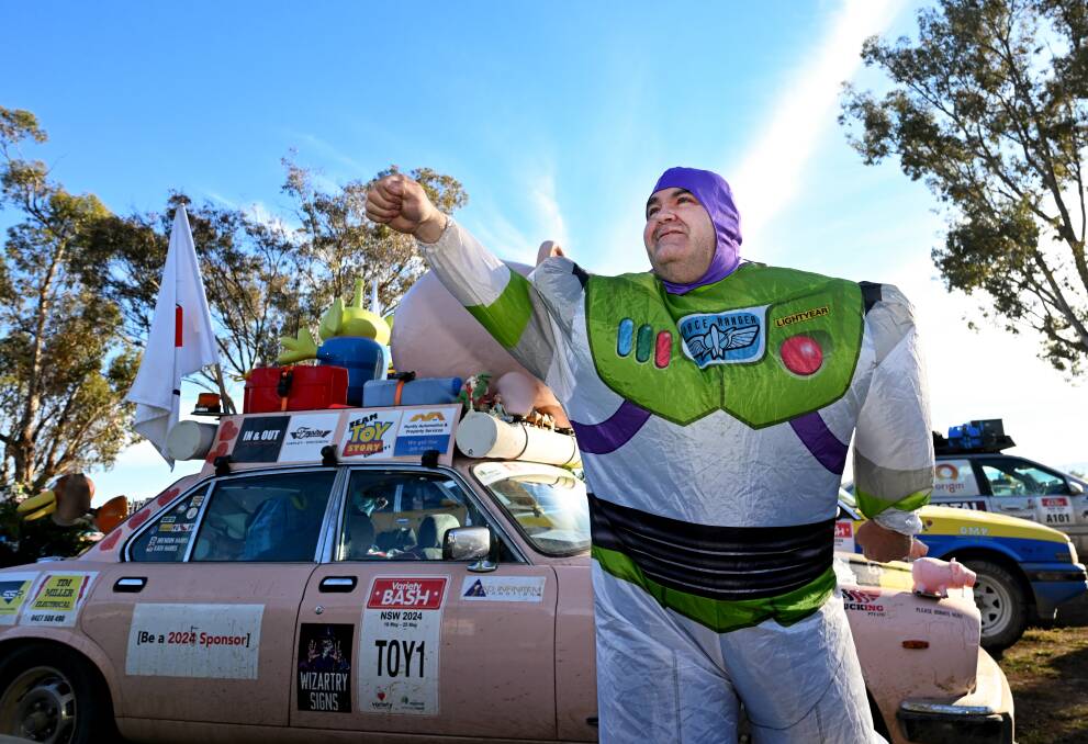The Variety NSW Bash went 'to infinity and beyond!' for students of Duri Public School on Friday, May 24, donating $5000 to the school for new equipment. Picture by Gareth Gardner