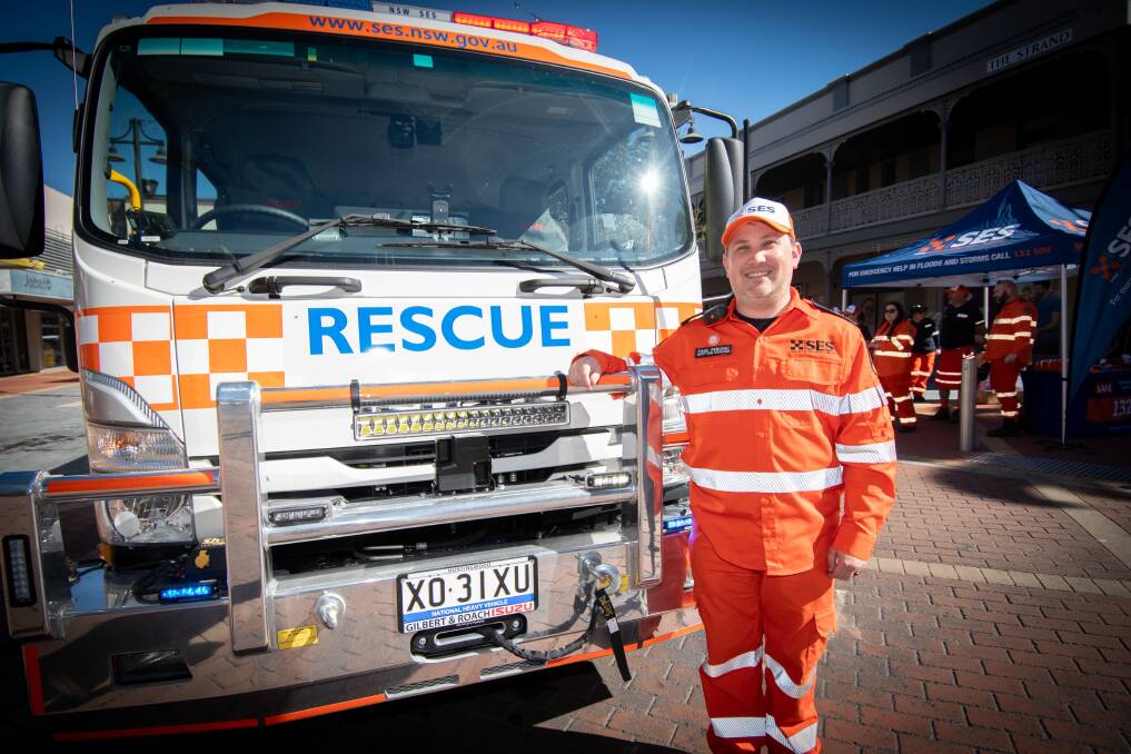 SES Deputy Zone Commander for the North Western Zone Paul Perusic. Picture by Peter Hardin