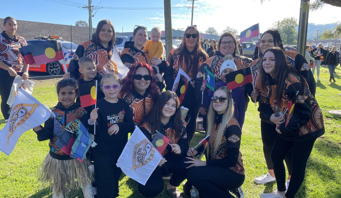 The crew from Birrelee MACS child care centre was pumped to join the 2024 Tamworth NAIDOC March on Friday, July 12. Picture by Jonathan Hawes