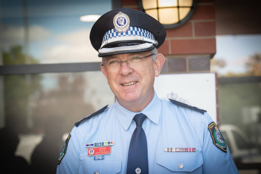 Acting Superintendent David Abercrombie said Oxley Police have been working hard to combat the recent sting of breaking and entering crimes in Tamworth. Picture by Peter Hardin