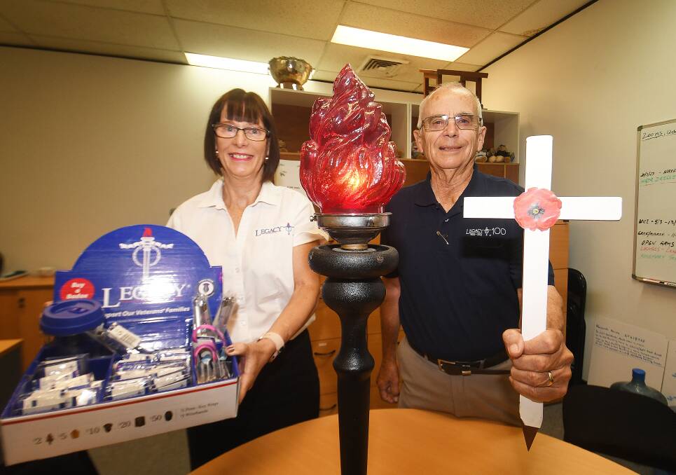 Tamworth Legatees Debbie Bright and Greg Roese have a lot on their plates, organising several events to commemorate the 75th anniversary of the local branch as well as centenary celebrations for the organisation as a whole. Picture by Gareth Gardner