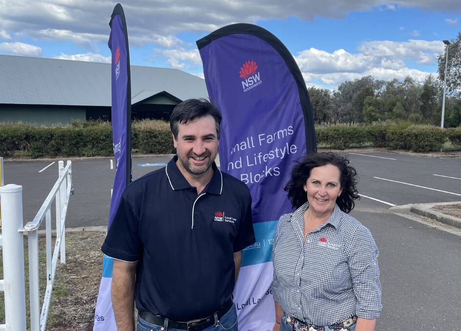 NSW Local Land Services' Colin Formann and Margo Weekes are excited for the launch of their Small Farm and Lifestyle Blocks Network. Picture by Jonathan Hawes