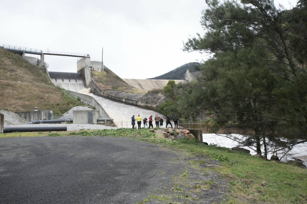 Safety upgrades for Dungowan Dam have been on hold for years under the assumption the dam would be decomissioned. File picture by Peter Hardin