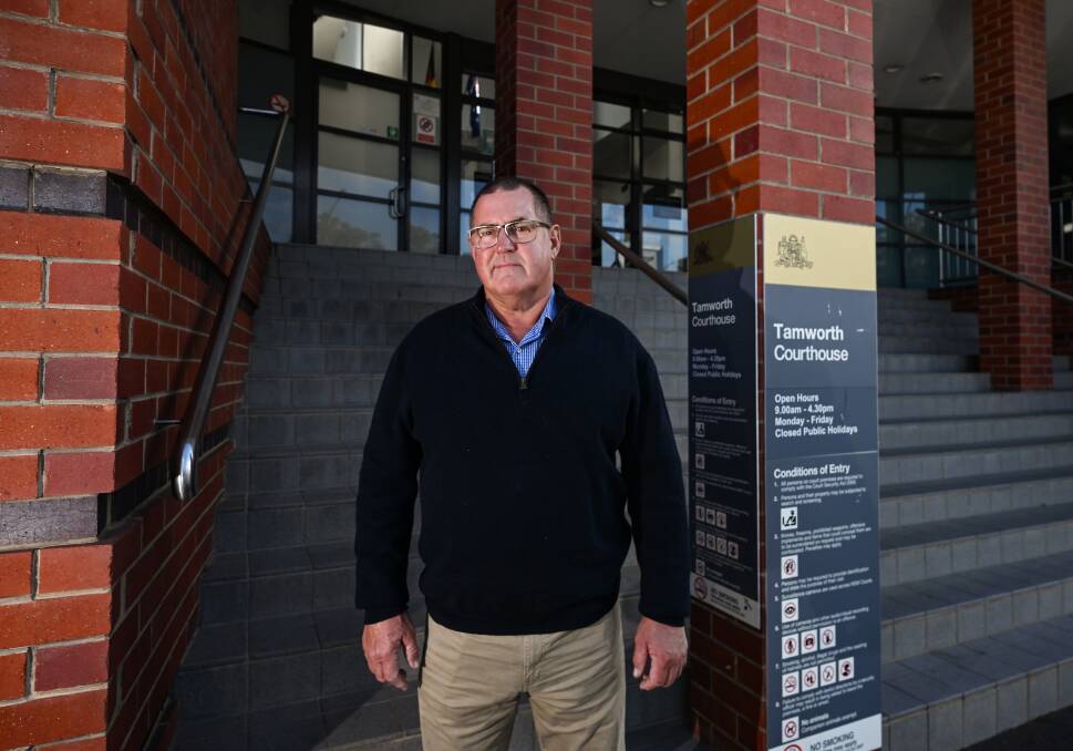 Keeping kids out of jail is retired police officer Jeffrey Budd's main motivation to run for Tamworth Regional Council. Picture by Gareth Gardner