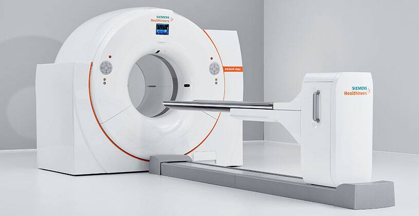 A PET (Positron Emission Tomography) scan is an imaging test that uses radioactive material to find tumours, diagnose heart disease, brain disorders and other conditions. Picture supplied