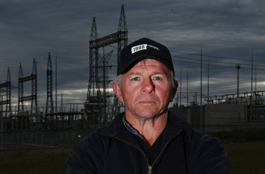 Mr White is concerned the transmission project being declared as critical infrastructure will put more pressure on EnergyCo to rush through community consultation. Picture by Gareth Gardner