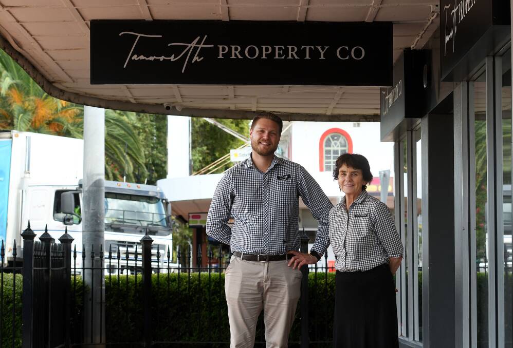 Dan Watson and Sue Waters from Tamworth Property Co. Picture by Gareth Gardner