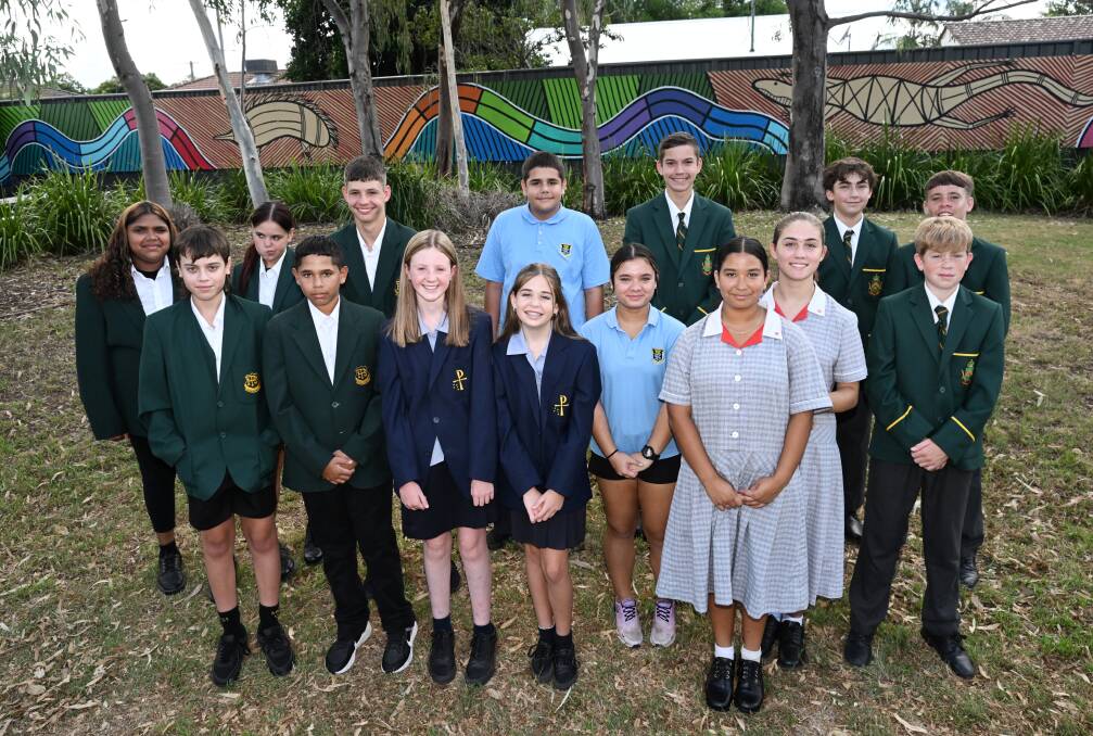 The Gomeroi Culture Academy officially welcomed its newest 15 students to the successful cultural leadership program on February 16, 2024. Picture by Gareth Gardner