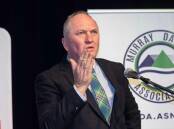 Member for New England Barnaby Joyce was one of the opening speakers at the Murray Darling Association's 80th National Conference. Picture by Peter Hardin