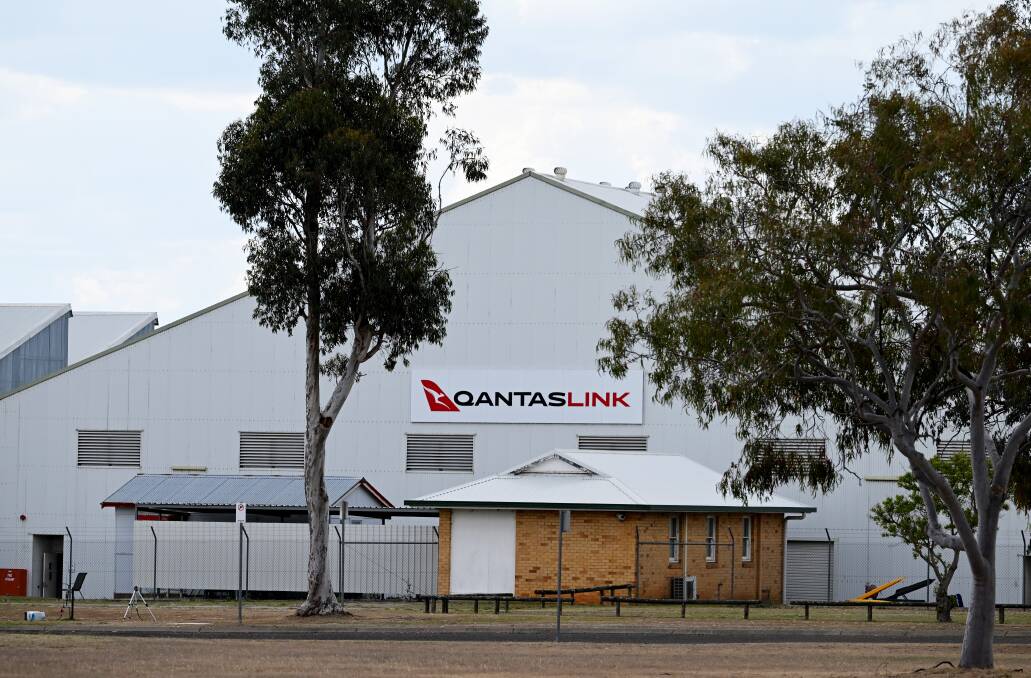 Australian Manufacturing Workers' Union organiser Tim Ferguson said about 25 union members work in the Tamworth maintenance hangar and are thinking of taking "more visible" industrial action against their employer. Picture by Gareth Gardner