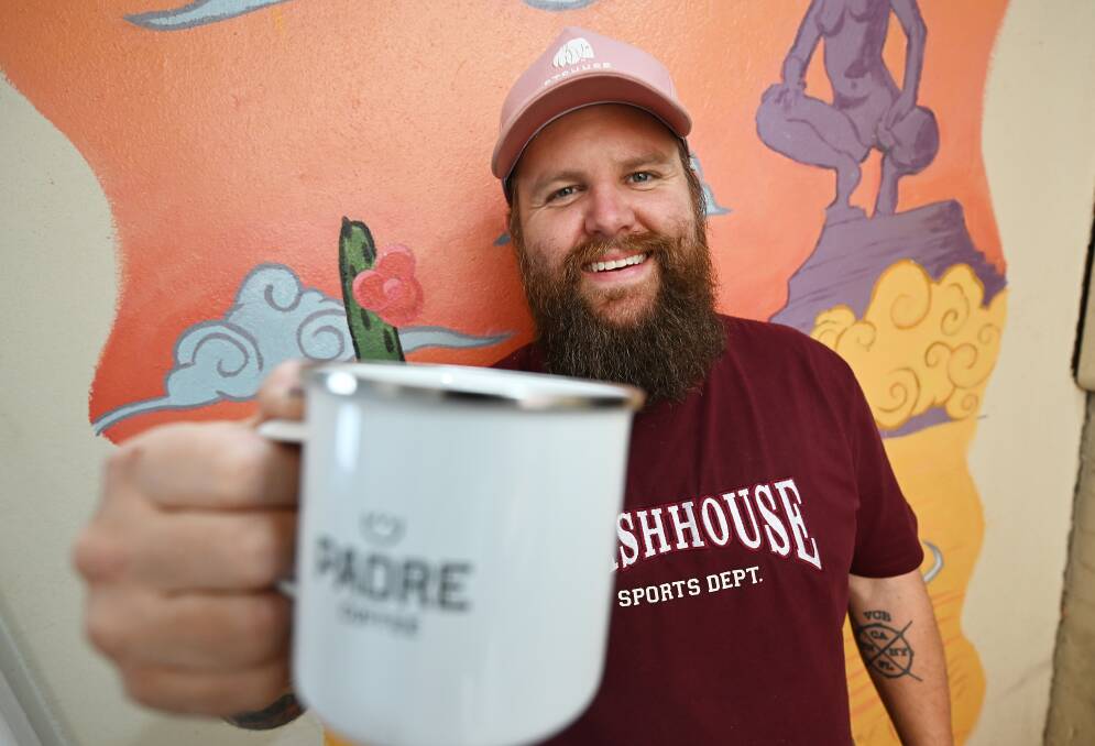 Cheers! Hissy Fits Cafe owner Adam McCann is excited to bring Tamworth a fresh, casual, and relaxed dining experience. Picture by Gareth Gardner