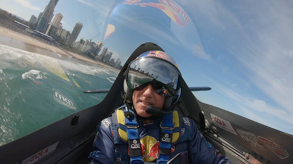 RAAF top gun fighter pilot and Red Bull Air Race world champion Matt Hall is putting on an air show in Tamworth. Picture supplied by Tamworth Regional Council
