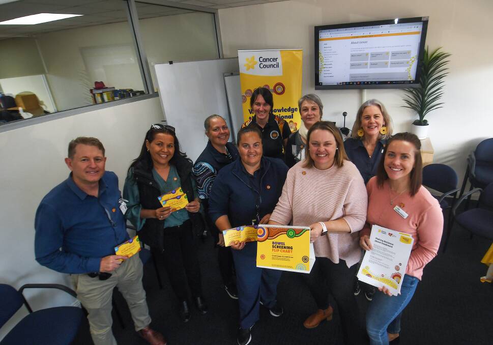 Community stakeholders gathered in Cancer Council's Tamworth office on Thursday to celebrate the launch of new web resources tailored to Aboriginal communities. Picture by Gareth Gardner