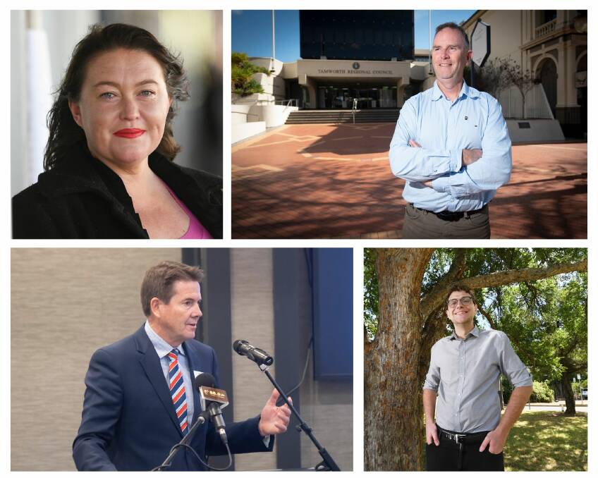 Four candidates have declared for Tamworth so far: Kate McGrath (Labor), Mark Rodda (Independent), Kevin Anderson (Nationals), and Ryan Brook (Greens). Pictures from file