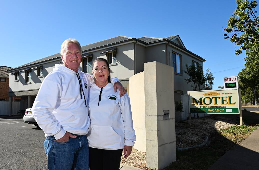 Chris and Sandra Drakeley are excited for their second year of renting rooms for AgQuip. Picture by Gareth Gardner.