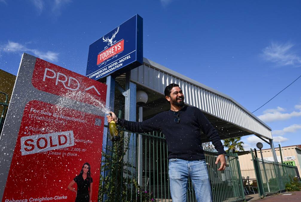 New co-publican of Werris Creek Commerical Hotel Varun Madan is "excited" to reopen their doors to the community. Picture by Gareth Gardner