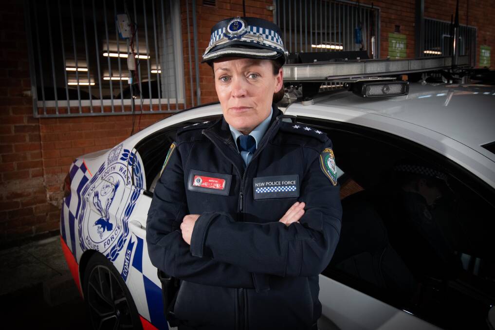 Peel Highway Patrol manager Inspector Kelly Wixx said she is frustrated by drivers disobeying road rules and putting others at risk. Picture by Peter Hardin 