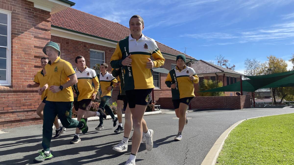 Farrer's Year 12's will complete a 24-hour fun run to raise funds for victims of domestic violence. Picture by Rachel Clark