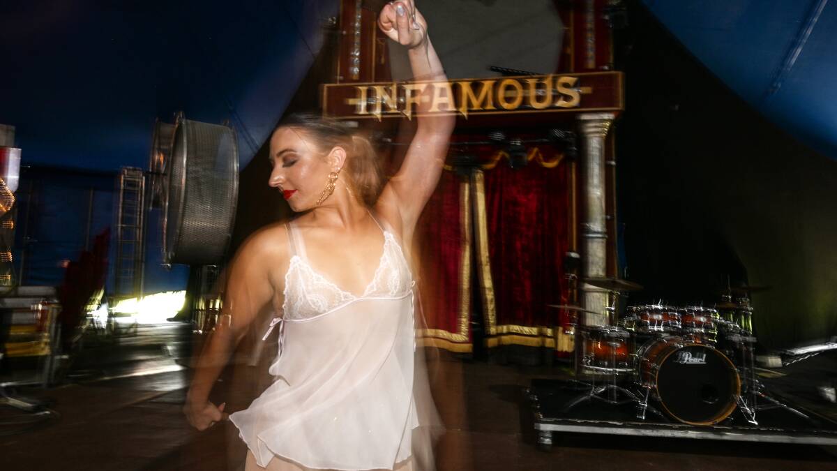 Emmalene Tinson is a dancer and performer for Infamous: the show. Picture by Gareth Gardner